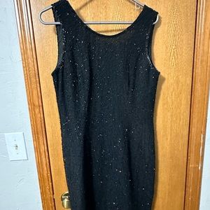 Black tea length dress size medium.